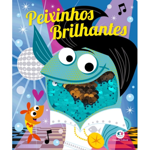 Livro Toque e sinta Peixinhos brilhantes