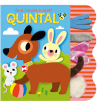 Livro Toque e sinta Quintal Livro Toque e sinta Quintal