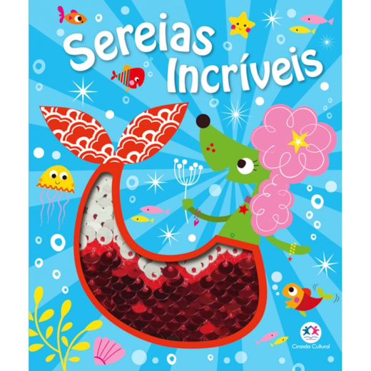 Livro Toque e sinta Sereias incríveis