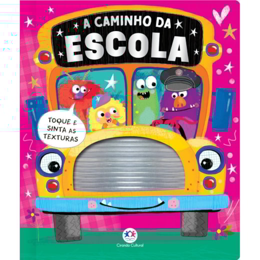 Livro Toque e sinta Time for school