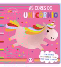 Livro Toque e sinta Unicorn's colours