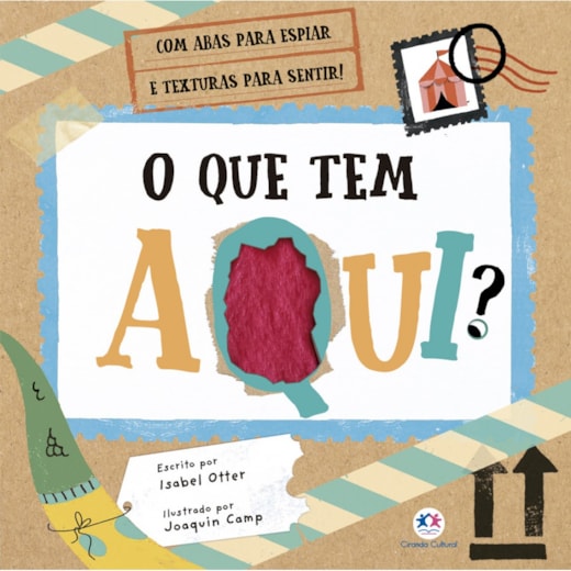 Livro Toque e sinta What's in the box?