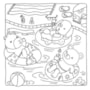 Lovely Capybaras - Para Colorir