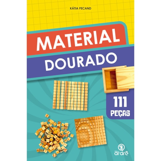 Material dourado - livro com peças