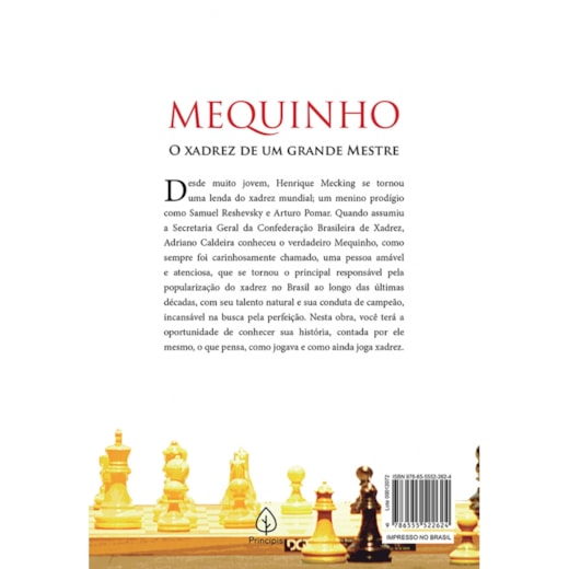  Mequinho. O Xadrez De Um Grande Mestre (Em Portuguese