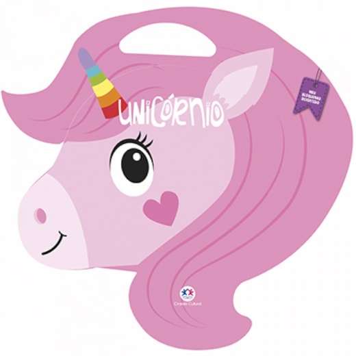 Meu Bloquinho Divertido Unicórnio - Atividades e Colorir com Alça