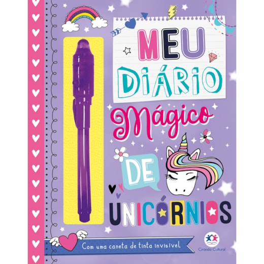 Meu livro diário mágico de unicórnios