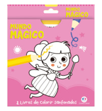 Mundo Mágico - 2 Livros de Colorir Sanfonados