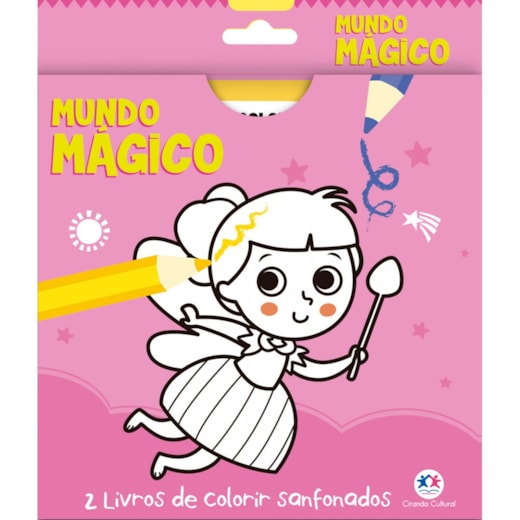 Mundo Mágico - 2 Livros de Colorir Sanfonados