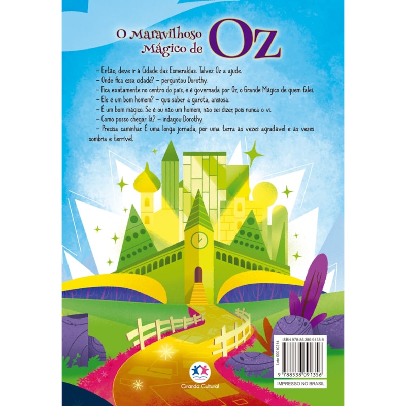 O maravilhoso mágico de OZ Ciranda Cultural