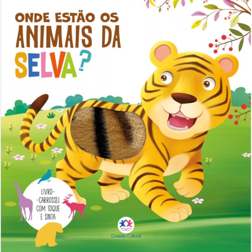Onde estão os animais da selva? - Toque e sinta