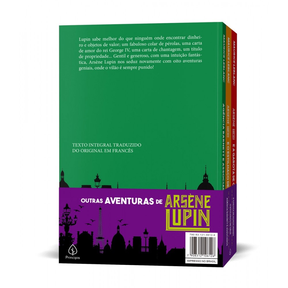 Mais aventuras de Arsène Lupin - Kit com 3 livros - Ciranda Cultural