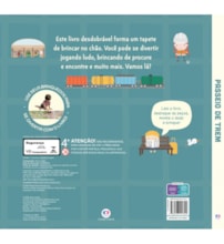 Passeio de trem - Livro desdobrável + brincadeiras