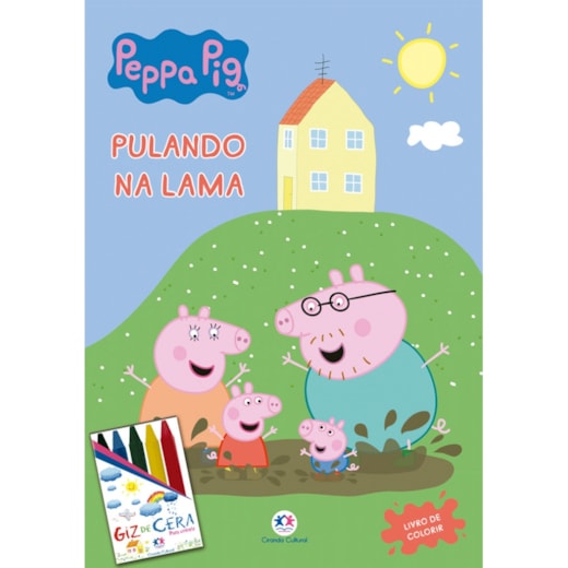 Peppa Pig - Kit médio + giz de cera (sem solapa)