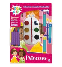 Princesas - Ler, colorir e brincar