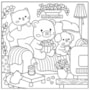 Sweet and Cozy - Para Colorir com Canetinhas